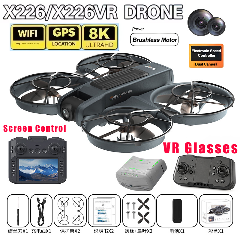 Drone Rc X226 - VR FPV Drohne X226/X226VR Drohnen 4K