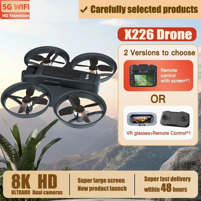 Drone Rc X226 - Original X226/VR RC-Drohne 8K Professionell 4K
