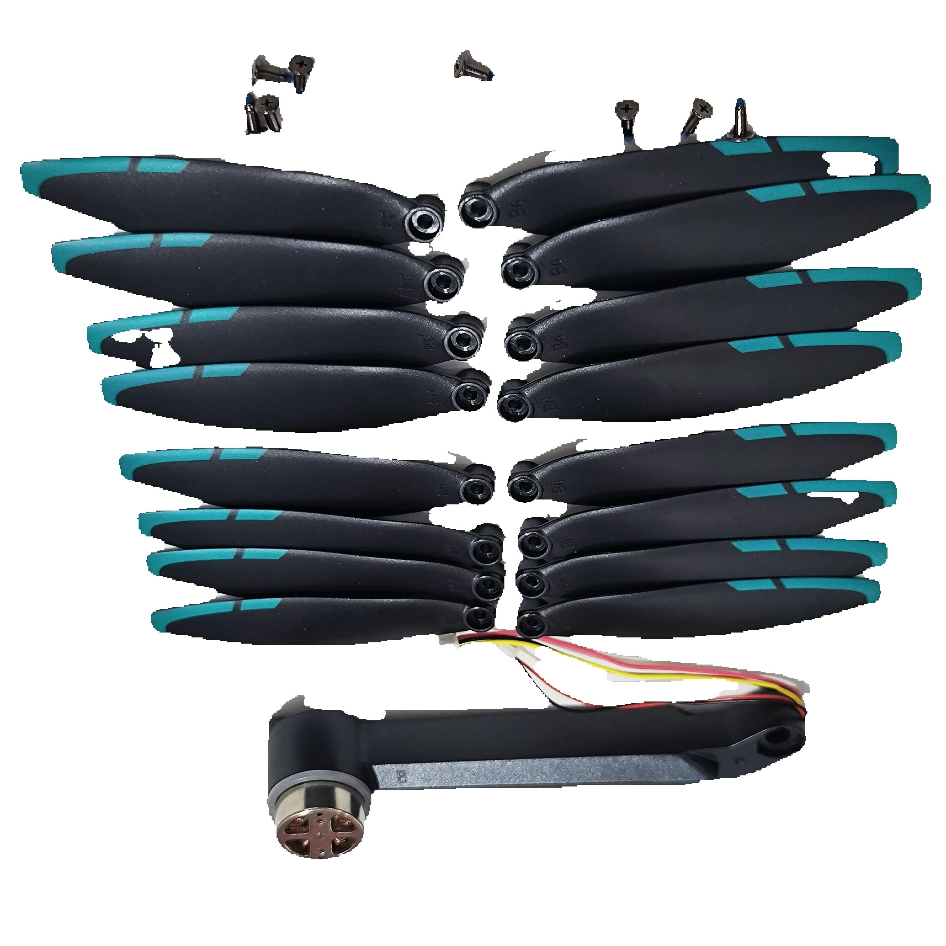 Drone Rc Gps S159 - 16-teiliges Propeller-Set + Bürstenloser Motor für