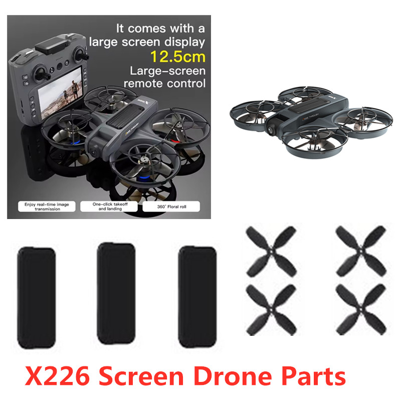 Drone Rc X226 - X226 Drohnen-Akku, Rotorblätter, X226 Bildschirm, RC-Drohne,