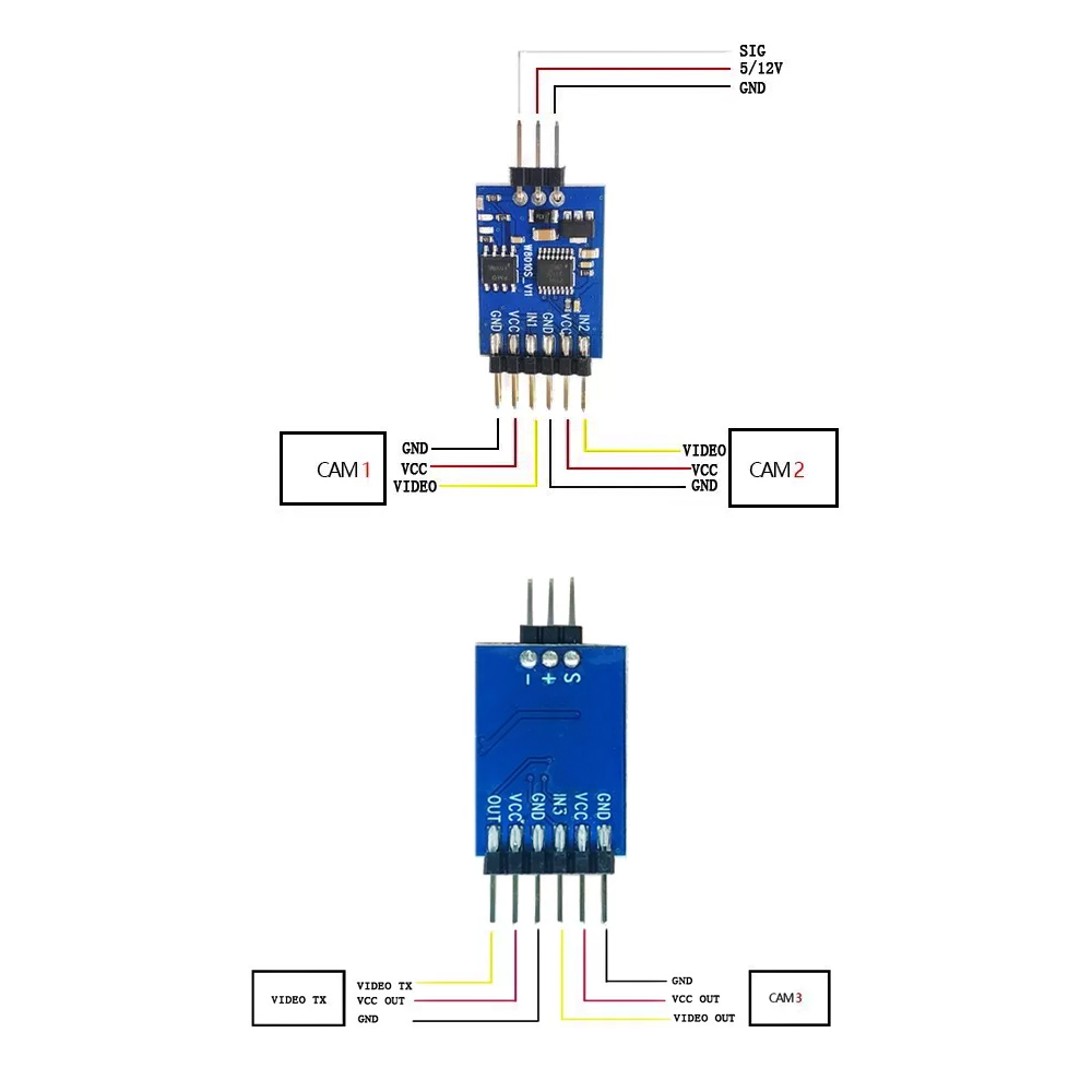 5,8G 3-Kanal-Video-Switcher-Mo – Drone Rc Battery Bewertung und Preis