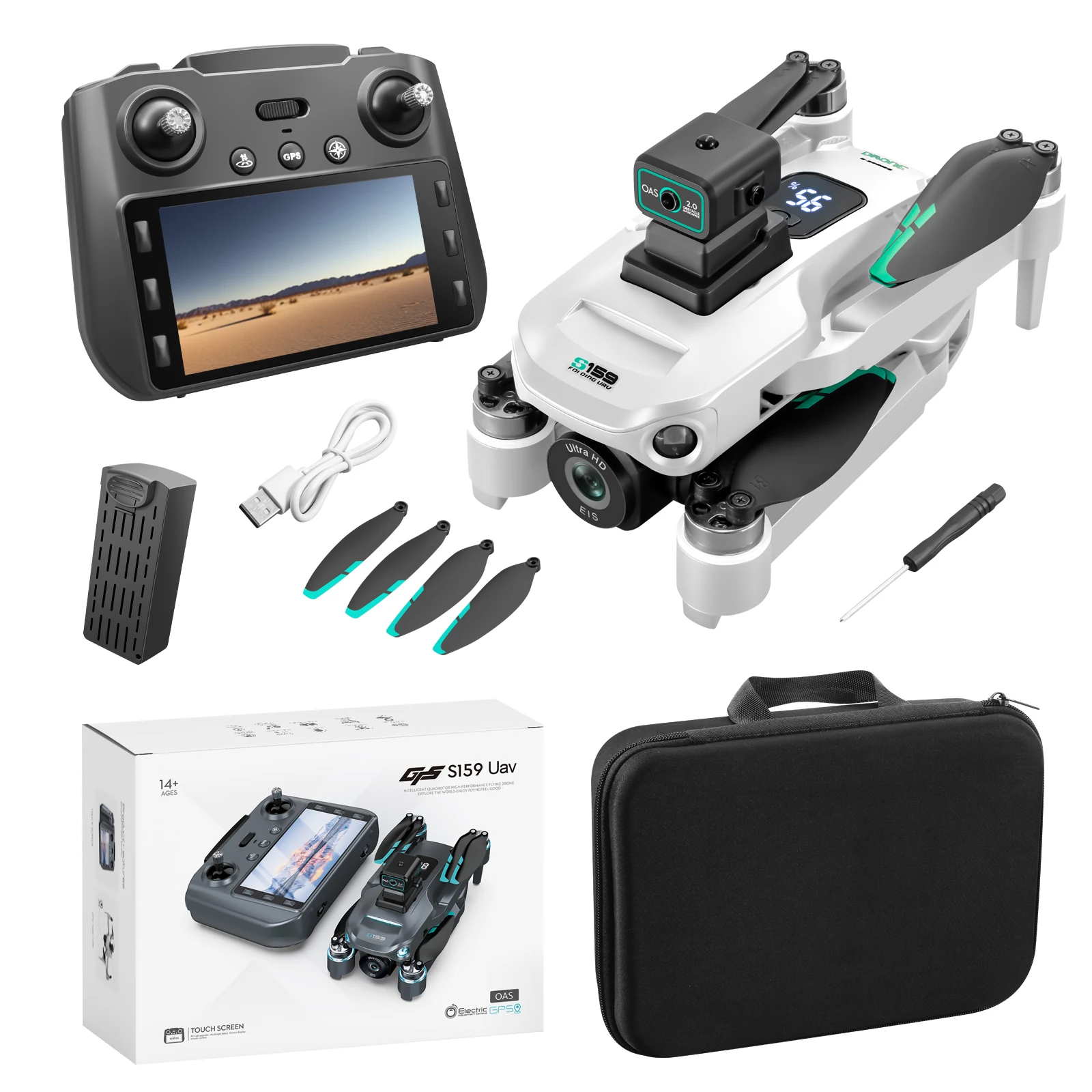 Professionelle S159 GPS Drone  – Drone Rc Gps S159 Bewertung und Preis