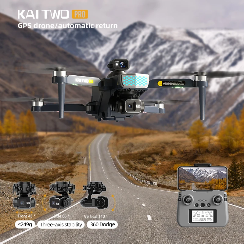 Kai zwei Pro Drohne Drohne 4k  – Drone Two Rc Way Bewertung und Preis